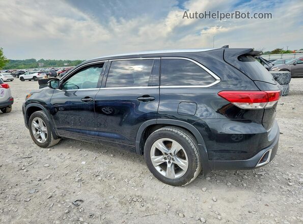 5TDDZRFH6KS700632 2019 TOYOTA HIGHLANDER Black Tył lewy