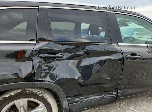 5TDDZRFH6KS700632 2019 TOYOTA HIGHLANDER Black Widok wnętrza z tyłu