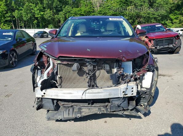5TDDZRFH6KS705328 2019 TOYOTA HIGHLANDER Темно-бордовый Вид спереди