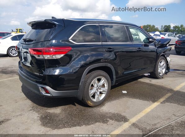 5TDDZRFH6KS722839 2019 TOYOTA HIGHLANDER Black Tył prawy