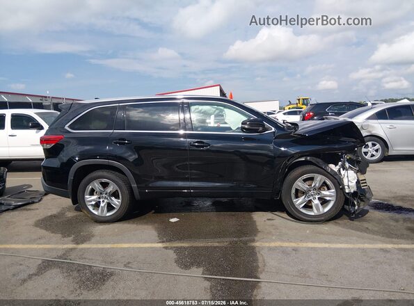 5TDDZRFH6KS722839 2019 TOYOTA HIGHLANDER Black Widok wnętrza 360 stopni