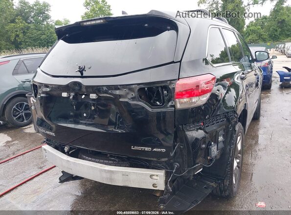 5TDDZRFH7HS436006 2017 TOYOTA HIGHLANDER Black წინა ხედი