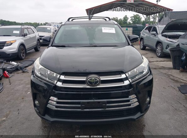 5TDDZRFH7HS436006 2017 TOYOTA HIGHLANDER Black უკანა სალონის ხედი