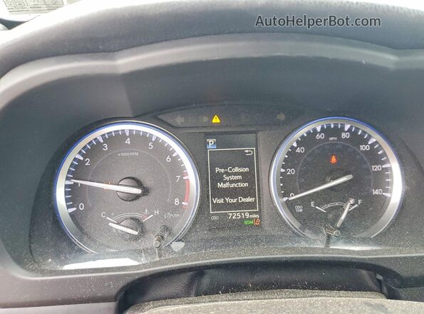 5TDDZRFH7JS819627 2018 TOYOTA HIGHLANDER Black Vista del cuadro de instrumentos