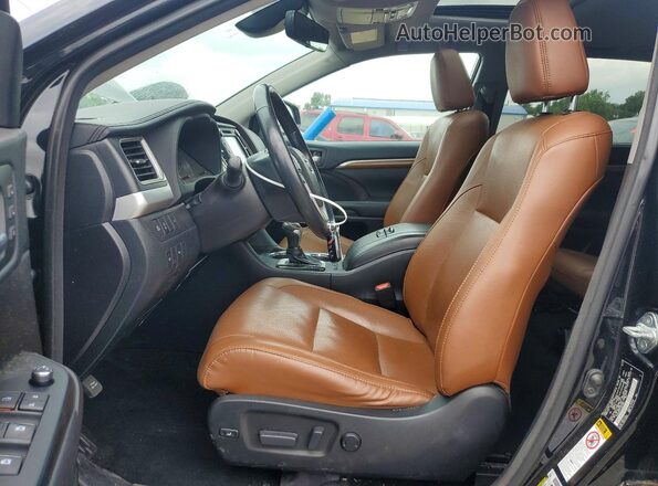 5TDDZRFH7JS819627 2018 TOYOTA HIGHLANDER Black Vista interior delantera