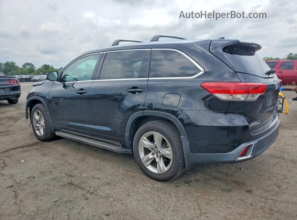 5TDDZRFH7JS819627 2018 TOYOTA HIGHLANDER Black Trasero izquierdo
