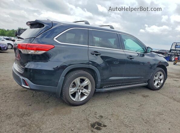 5TDDZRFH7JS819627 2018 TOYOTA HIGHLANDER Black Trasero derecho