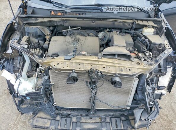 5TDDZRFH7JS819627 2018 TOYOTA HIGHLANDER Black Vista del compartimento del motor