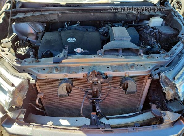 5TDDZRFH7JS855477 2018 TOYOTA HIGHLANDER Gray Вид підкапотного простору