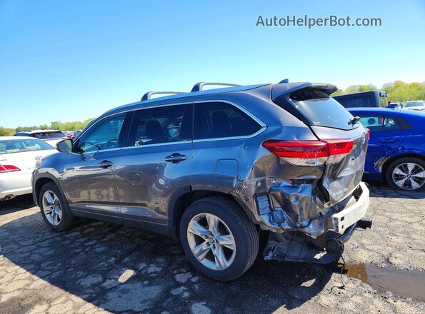 5TDDZRFH7JS855477 2018 TOYOTA HIGHLANDER Gray Задня ліва чверть