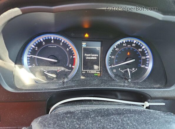 5TDDZRFH7JS855477 2018 TOYOTA HIGHLANDER Gray Вид щитка приладів