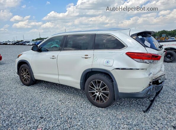 5TDDZRFH7JS896191 2018 TOYOTA HIGHLANDER White Tył lewy