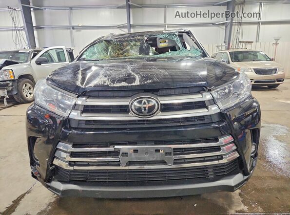 5TDDZRFH7KS738922 2019 TOYOTA HIGHLANDER Black Widok z przodu