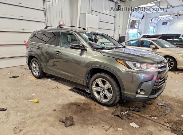 5TDDZRFH7KS925531 2019 TOYOTA HIGHLANDER Green წინა მარჯვენა