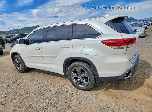 5TDDZRFH8HS434183 2017 TOYOTA HIGHLANDER Белый Задняя левая четверть