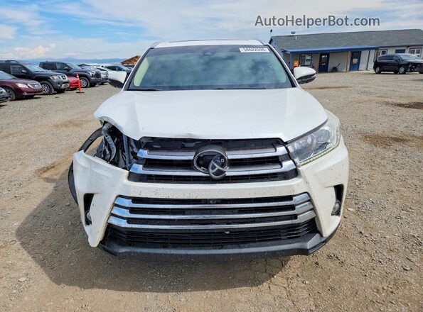 5TDDZRFH8HS434183 2017 TOYOTA HIGHLANDER Белый Вид спереди