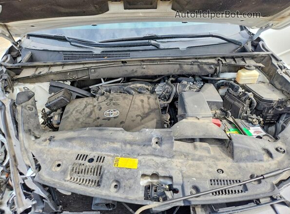 5TDDZRFH8HS434183 2017 TOYOTA HIGHLANDER Белый Вид подкапотного пространства