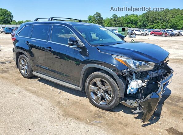 5TDDZRFH8JS493952 2018 TOYOTA HIGHLANDER Black წინა მარჯვენა