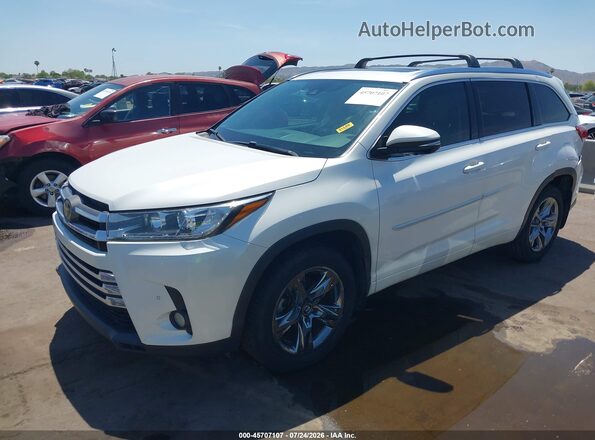 5TDDZRFH8JS898726 2018 TOYOTA HIGHLANDER White Передня ліва чверть