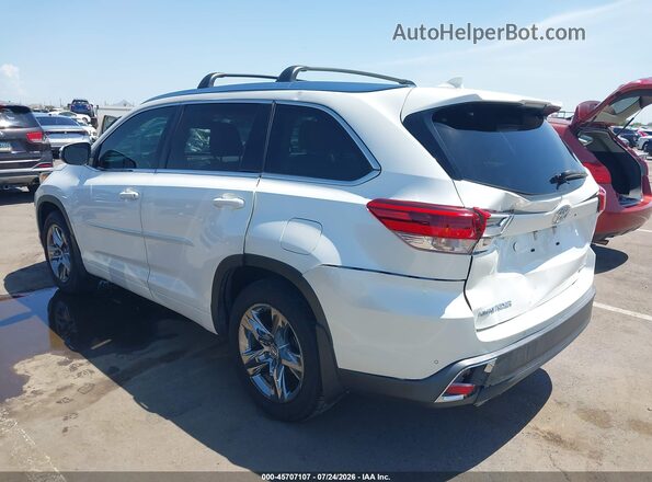 5TDDZRFH8JS898726 2018 TOYOTA HIGHLANDER White Задня ліва чверть