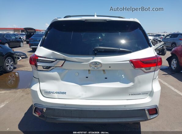 5TDDZRFH8JS898726 2018 TOYOTA HIGHLANDER White 