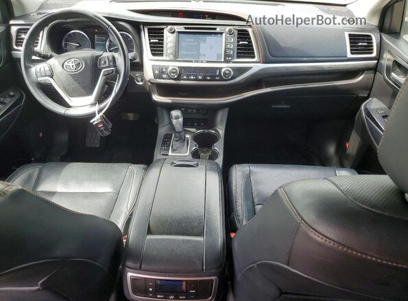 5TDDZRFH9JS888013 2018 TOYOTA HIGHLANDER White Առջևի վահանակի տեսք