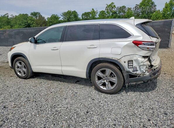 5TDDZRFH9JS888013 2018 TOYOTA HIGHLANDER White Հետևի ձախ