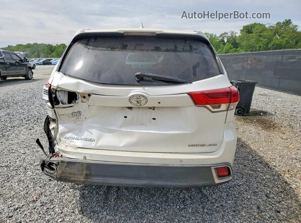 5TDDZRFH9JS888013 2018 TOYOTA HIGHLANDER White Հետևի տեսք