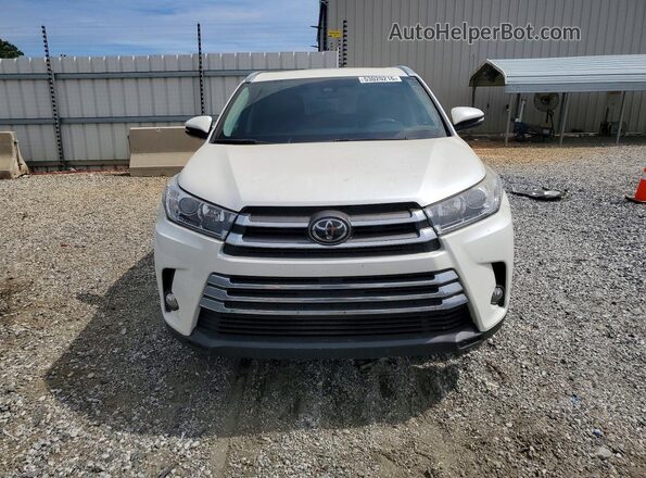 5TDDZRFH9JS888013 2018 TOYOTA HIGHLANDER White Դիմացի տեսք