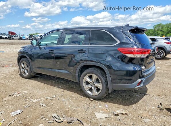 5TDDZRFH9KS956540 2019 TOYOTA HIGHLANDER Black Rear left
