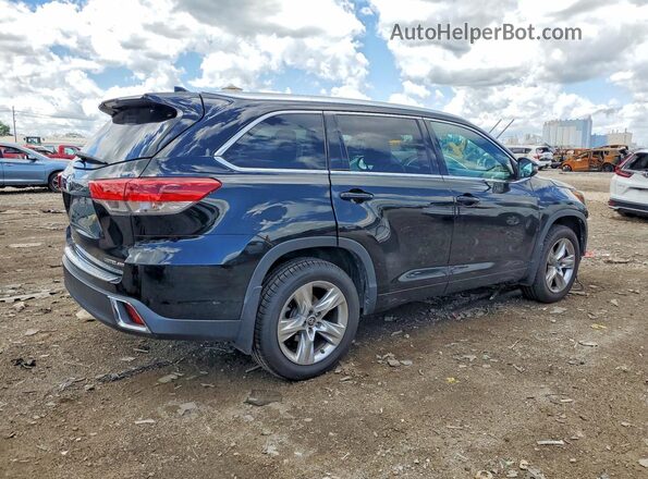 5TDDZRFH9KS956540 2019 TOYOTA HIGHLANDER Black Rear right