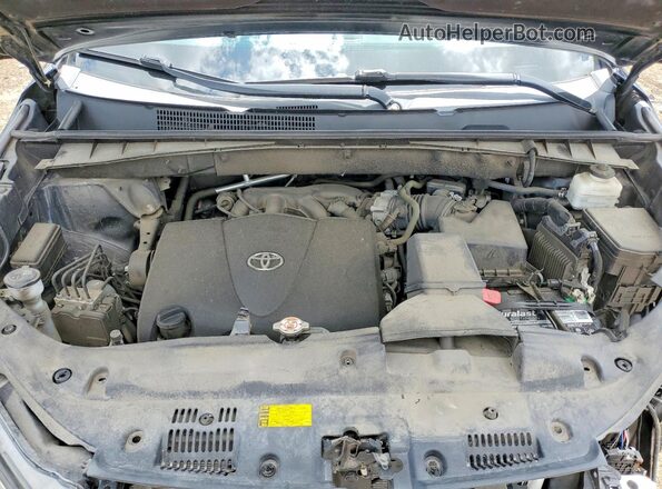 5TDDZRFH9KS956540 2019 TOYOTA HIGHLANDER Black Engine compartment view