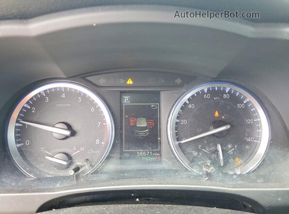 5TDDZRFH9KS956540 2019 TOYOTA HIGHLANDER Black Instrument cluster view