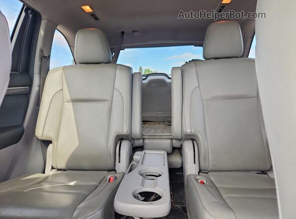 5TDDZRFHXHS363729 2017 TOYOTA HIGHLANDER Gray უკანა სავარძლების ხედი