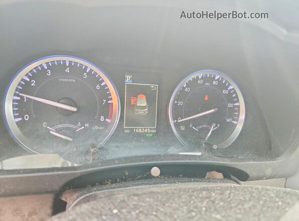 5TDDZRFHXHS363729 2017 TOYOTA HIGHLANDER Gray ხელსაწყოთა პანელის ხედი
