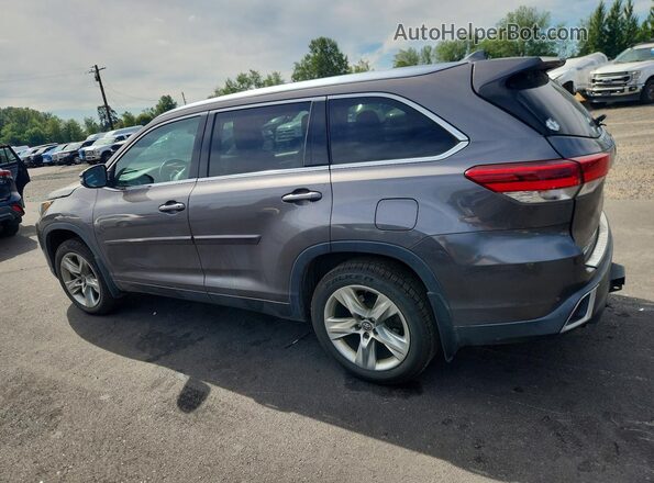 5TDDZRFHXHS363729 2017 TOYOTA HIGHLANDER Gray უკანა მარცხენა