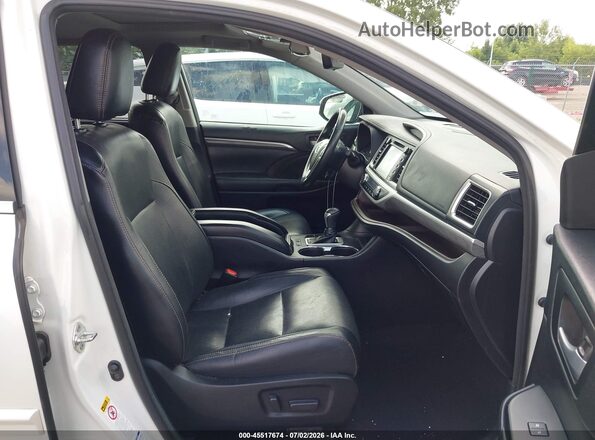 5TDDZRFHXJS485299 2018 TOYOTA HIGHLANDER White Սալոնի դիմացի տեսք