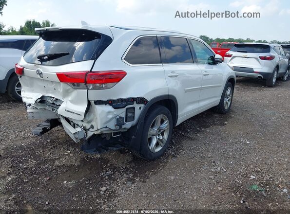 5TDDZRFHXJS485299 2018 TOYOTA HIGHLANDER White Հետևի աջ