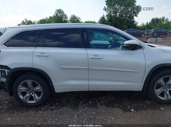 5TDDZRFHXJS485299 2018 TOYOTA HIGHLANDER White Սալոնի 360 աստիճան տեսք