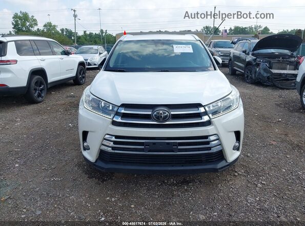 5TDDZRFHXJS485299 2018 TOYOTA HIGHLANDER White Սալոնի հետևի տեսք