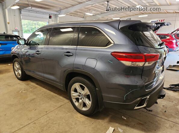 5TDDZRFHXJS819170 2018 TOYOTA HIGHLANDER Blue უკანა მარცხენა