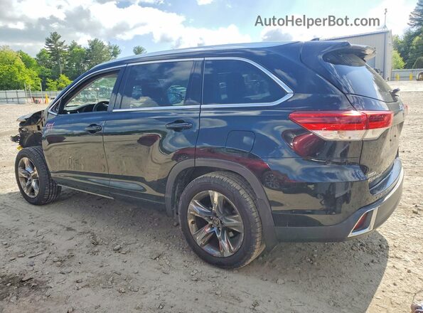 5TDDZRFHXJS890207 2018 TOYOTA HIGHLANDER Black Tył lewy