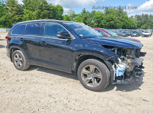5TDDZRFHXJS890207 2018 TOYOTA HIGHLANDER Black Przód prawy