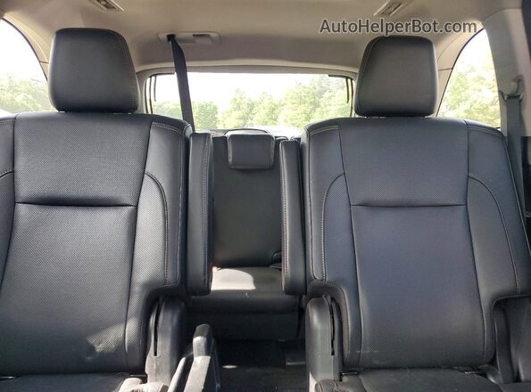 5TDDZRFHXJS890207 2018 TOYOTA HIGHLANDER Black Widok tylnych siedzeń