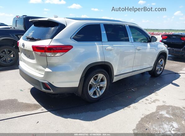 5TDDZRFHXKS722357 2019 TOYOTA HIGHLANDER White Rear right
