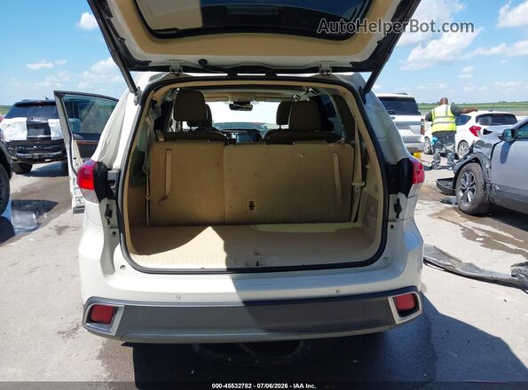 5TDDZRFHXKS722357 2019 TOYOTA HIGHLANDER White 
