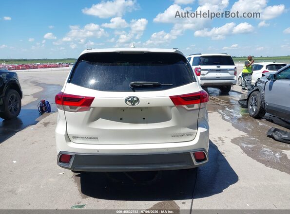 5TDDZRFHXKS722357 2019 TOYOTA HIGHLANDER White 