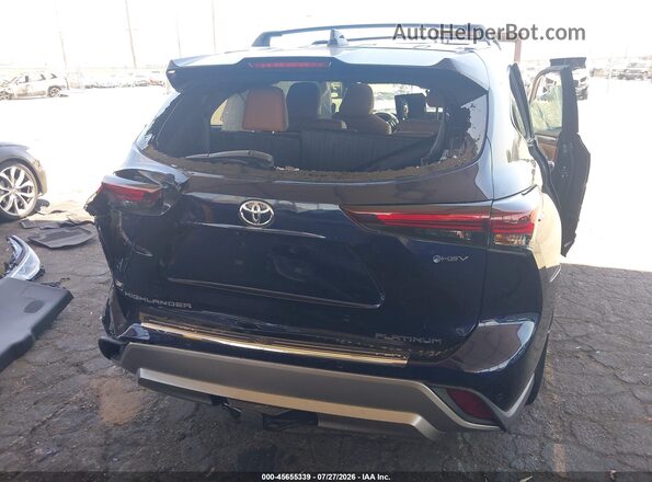 5TDEBRCH2SS689920 2025 TOYOTA HIGHLANDER HYBRID Blue 