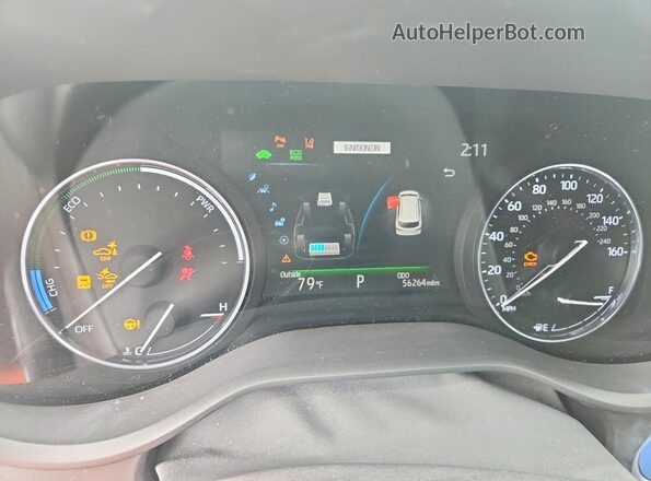 5TDERKEC0NS085050 2022 TOYOTA SIENNA Gray Instrument cluster view