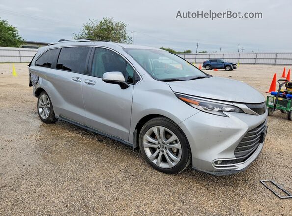 5TDERKEC0NS109590 2022 TOYOTA SIENNA Серебряный Передняя правая четверть
